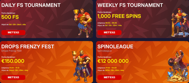 Συμμετοχή σε τουρνουά του διαδικτυακού casino slota Τουρνουά slotacasino.com